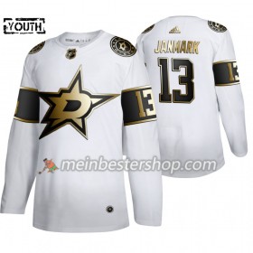 Dallas Stars Mattias Janmark 13 Adidas 2019-2020 Golden Edition Weiß Trikot Authentic - Kinder